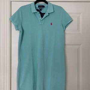 Polo Mesh Mini Dress